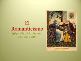 Romanticismo (XIX) - lenguayliteraturasoto