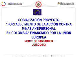 Presentación socialización Proyecto Fortalecimiento en Acción