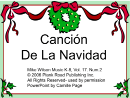 Canción De La Navidad - Bulletin Boards for the Music Classroom