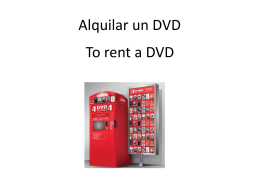 Alquilar un DVD