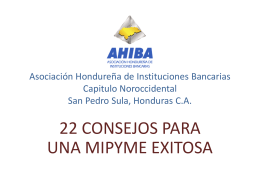 AHIBA Asociación Hondureña de Instituciones Bancarias