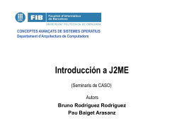 Principales paquetes de J2ME