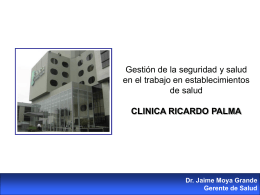 Dr. Jaime Moya Grande [CLINICA RICARDO PALMA]