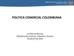 Política comercial de Colombia