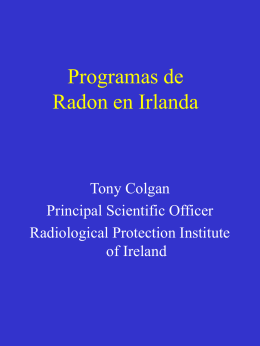 Programas de Radon en Irlanda