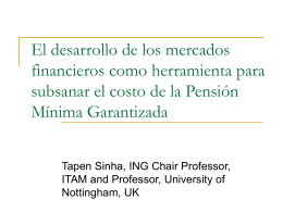 Pensión Mínima Garantizada en México
