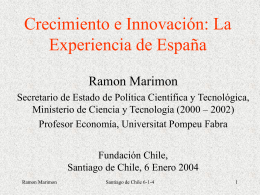 Presentación Sr. Ramón Marimon