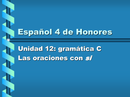 Español 4 de Honores