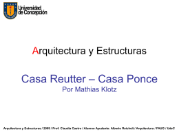 Arquitectura y Estructuras