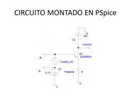 CIRCUITO MONTADO EN PSpice - electronicaIII-01