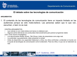 Diapositiva 1 - Fernando Gutiérrez :: Tecnología y Sociedad