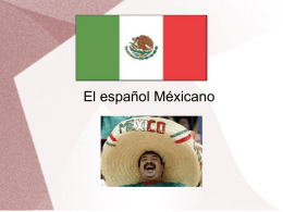 El español Méxicano