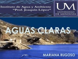 Aguas claras - Dra. Mariana Rugosso