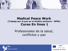 PAZ - Medical Peace Work