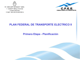 plan federal de transporte electrico ii