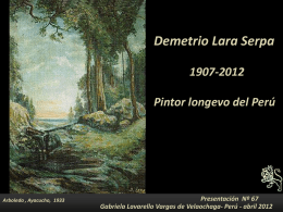 Demetrio Lara Serpa - Holismo Planetario en la Web