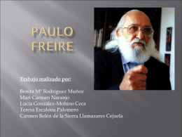 PAULO FREIRE - teoriaseinstituciones