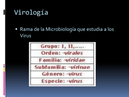 Introducción a la Virología
