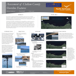 Assessment of Clallam County Shoreline Features Using a Red Hen