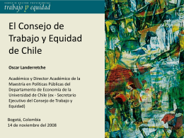 El Consejo de Trabajo y Equidad en Chile