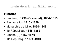 Restauration 1815
