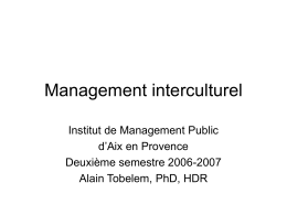 Management interculturel
