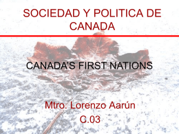 SOCIEDAD Y POLITICA DE CANADA C.03