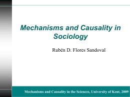 What are social mechanisms?