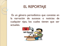 EL REPORTAJE - procesando periodistas