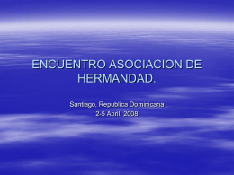 ADR presentation - Encuentro Asociacion de Hermandad