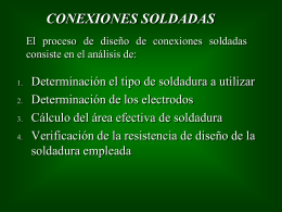 13.- Conexiones soldadas