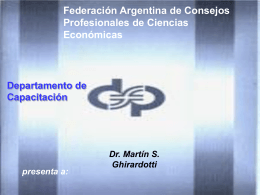 Patrimonio Neto - Consejo Profesional de Ciencias Economicas de