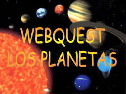 Los planetas - Aula Virtual del CEP de Castilleja de la Cuesta