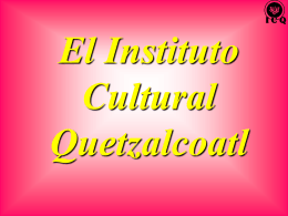 El Calendario Azteca - Instituto Cultural Quetzalcoatl