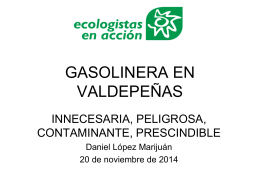 Gasolinera en Valdepeñas