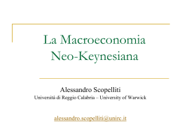 La Macroeconomia Neo