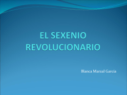 EL SEXENIO REVOLUCIONARIO - Esp-Contemp