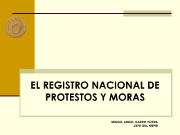 Registro Nacional de Protestos y Moras