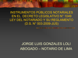 instrumentos publicos notariales