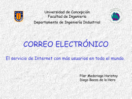 Correo Electrónico - Universidad de Concepción