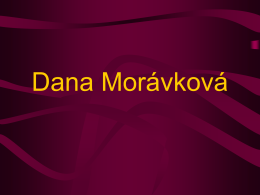 Dana Morávková - publinotcomenius