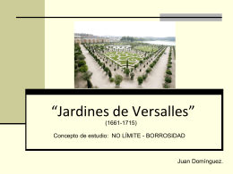 Jardines de Versalles EXAMEN Domínguez