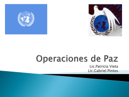participación de uruguay en misiones de paz