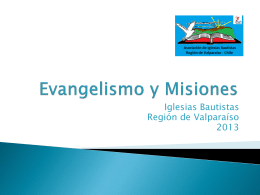Evangelismo y Misiones