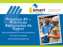 Practicas Apropiadas de Cobro - Center for Financial Inclusion blog