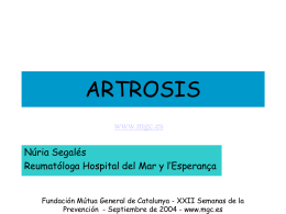 ARTROSI - Mútua General de Catalunya