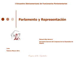 Parlamento y Representación