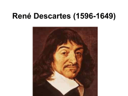 René Descartes (1596-1649)