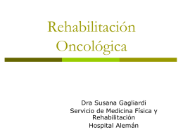 Rehabilitacion oncologica