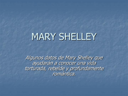 3. Mary Shelley.